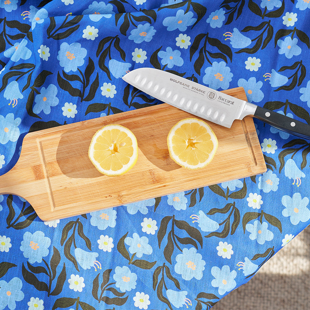 Tablecloth - Linen - Nocturnal Blooms - Medium 138cm x 240cm