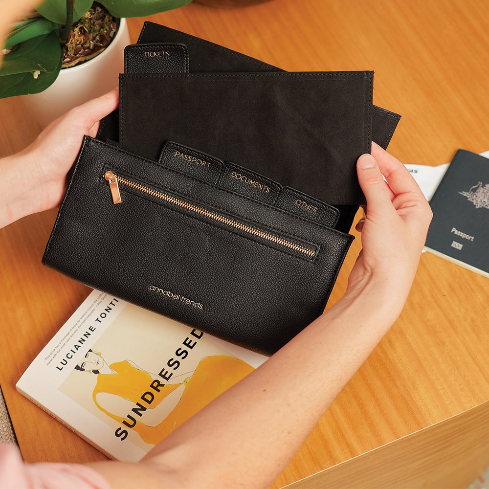Travel wallet hotsell with coin purse