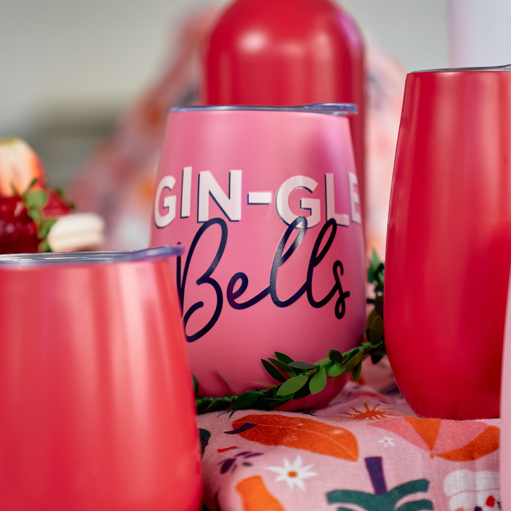 Wine Tumbler - Double Walled - Gin-gle Bells