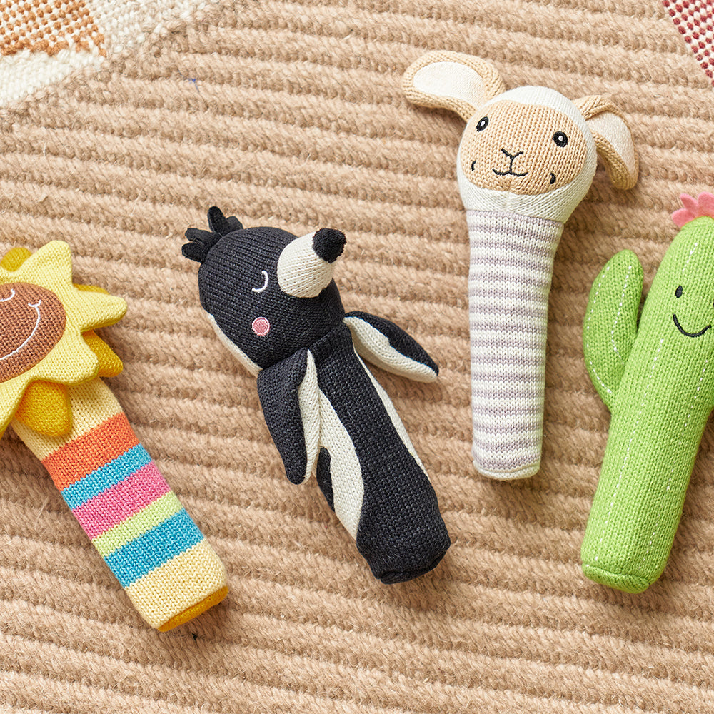 Knit rattle best sale