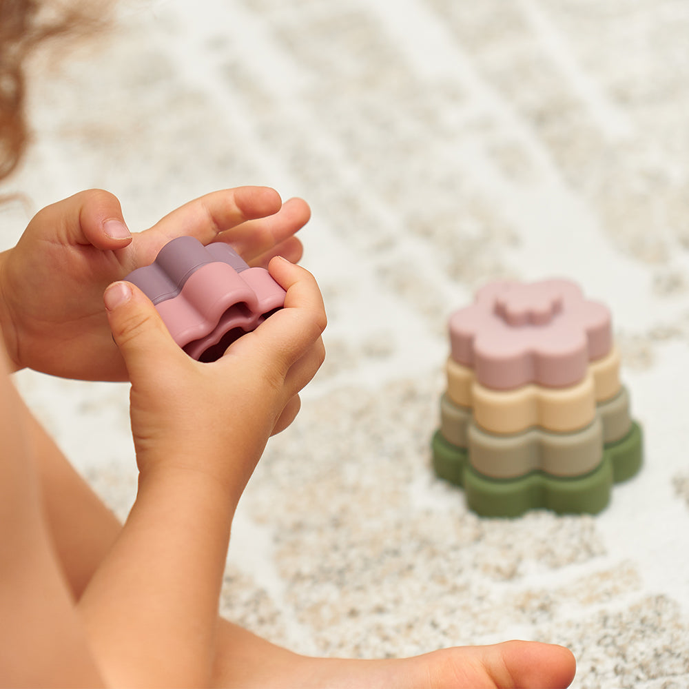 Silicone Stackable Toy - Flower