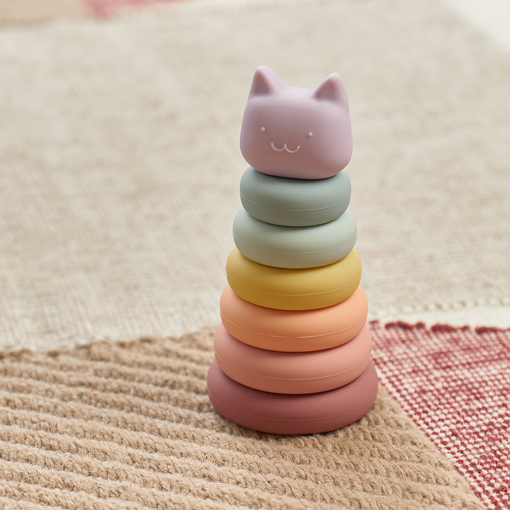 Silicone Stackable Toy - Cat