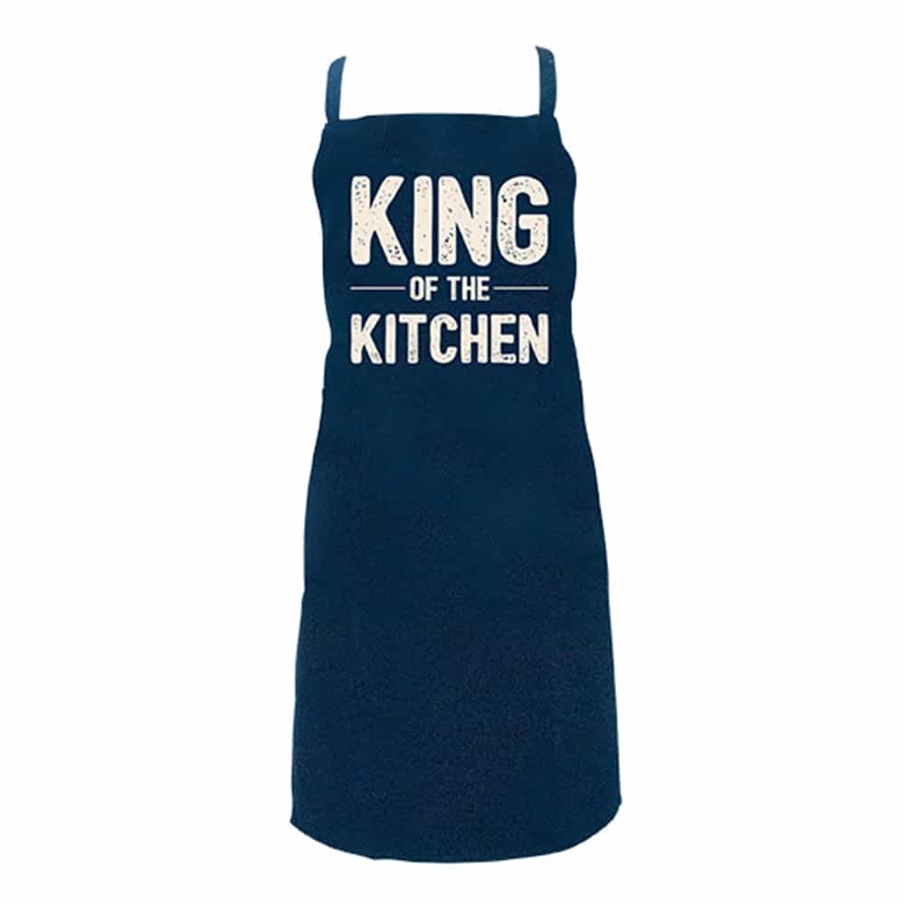 Screen Print Aprons - King of The Kitchen