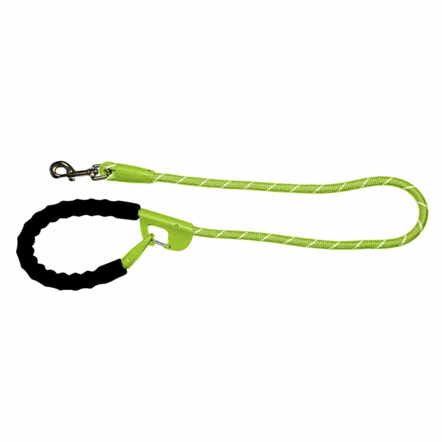 snap and stay leash - lime