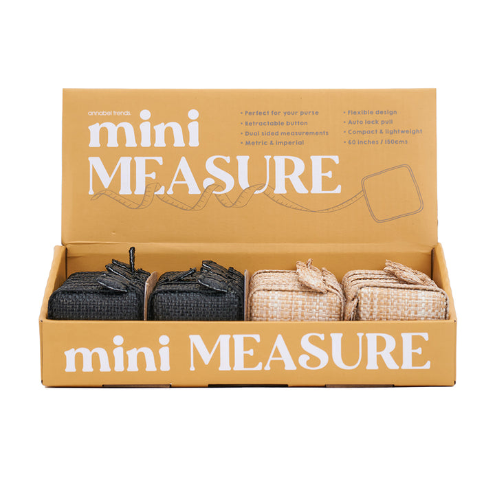 Mini Measuring Tape - Counter Pack of 40