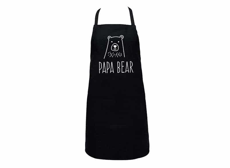 Screen Print papa bear apron